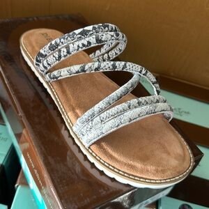 Snake print Sandals